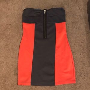 Strapless Mini Dress